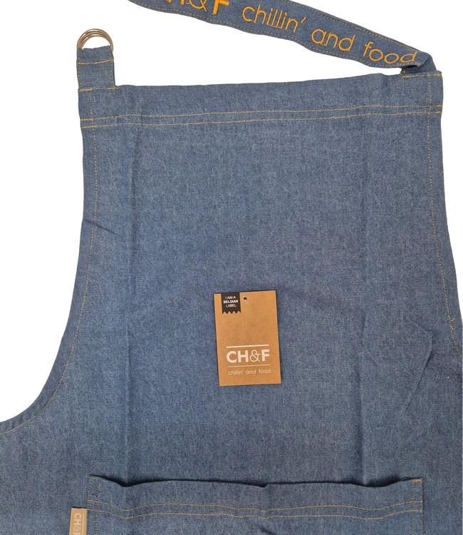 CHEF - apron - 70x90cm - 4pc - JEANS DENIM SIGNATURE