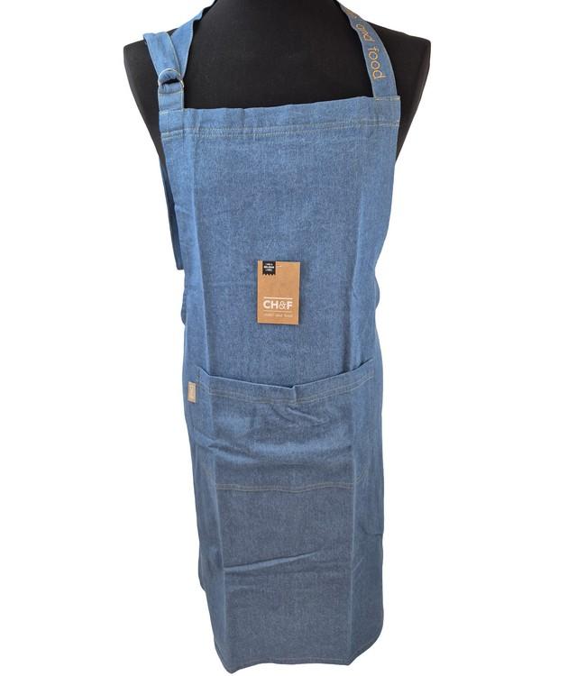 CHEF - apron - 70x90cm - 4pc - JEANS DENIM SIGNATURE