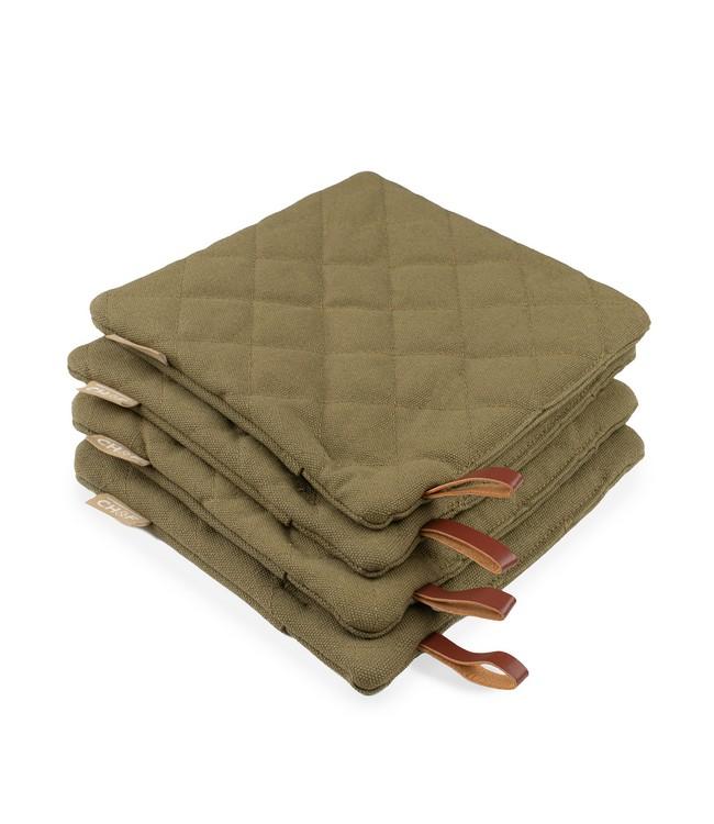 CHEF - pannenlap met pocket - 20x20cm - 8st - BBQ OREGANO