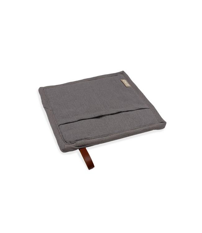 CHEF - pannenlap met pocket - 20x20cm - 8st - BELLAVARDE GRA