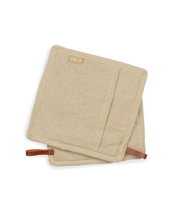 CHEF - pannenlap met pocket - 20x20cm - 8st - BELLAVARDE CAN