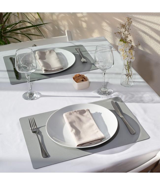 PLACEMAT - LUNAR - 30x43cm - 12st - BLACK/LIGHT GREY