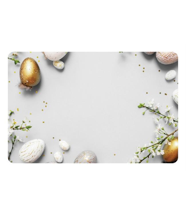 PLACEMAT - PP BEDRUKT - 28,5x43,5cm - 12st - HAPPY EGGSTER