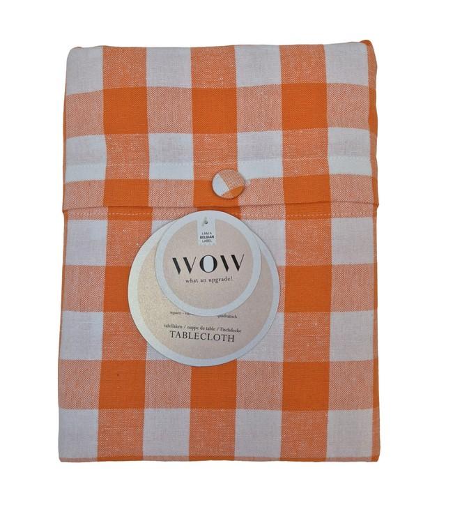 WOW - tablecloth - 150x250cm - 2pc - SPRING APRICOT