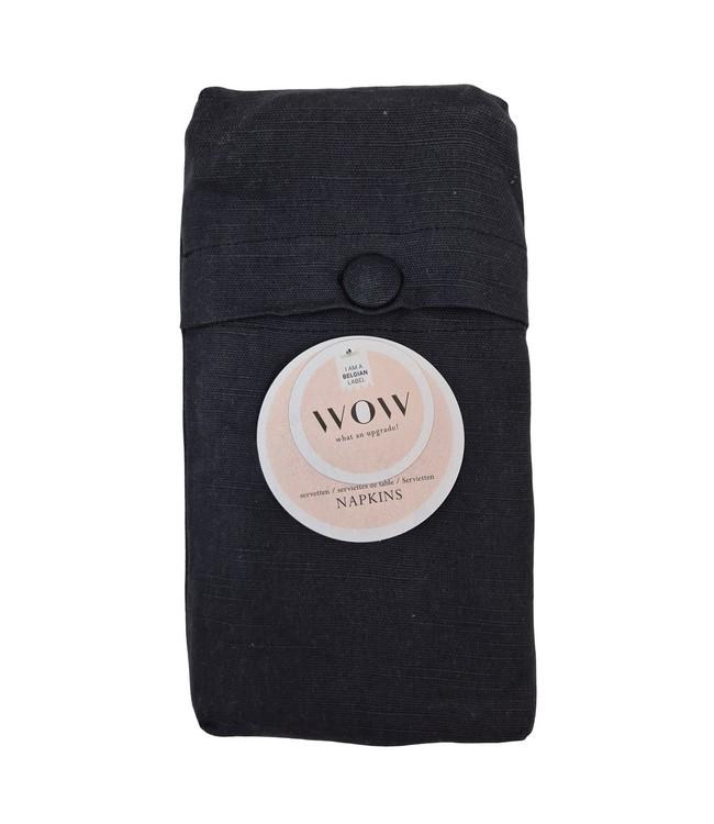 WOW - napkin - 45x45cm - 6sets/4pc - ESSENCE MIDNIGHT