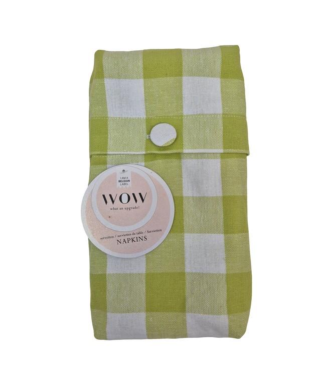 WOW - napkin - 45x45cm - 6sets/4pc - SPRING EVERGREEN